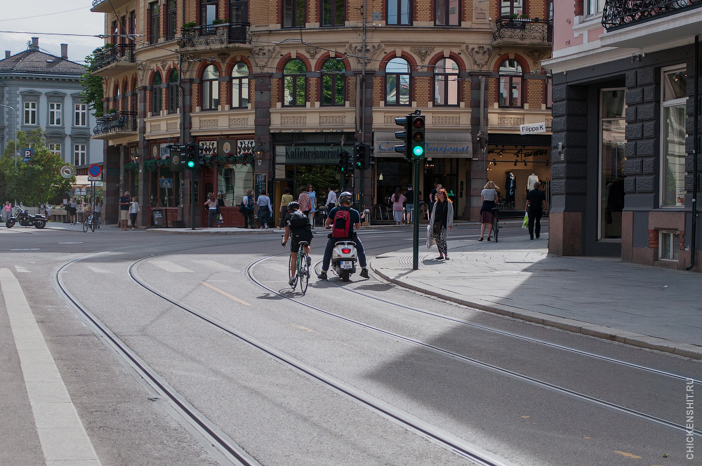 Велосипедисты в Осло