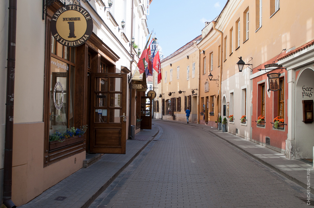 Большинство улиц Вильнюса выглядит примерно так: