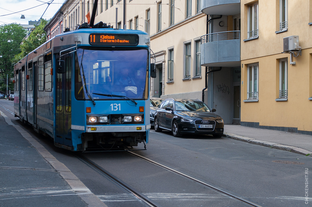 Трамвай в Осло