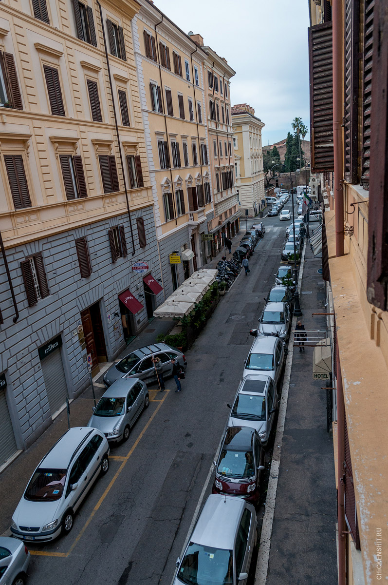 Утренние улочки Рима
